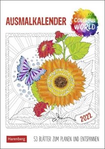 Colorful World Ausmalkalender 2022