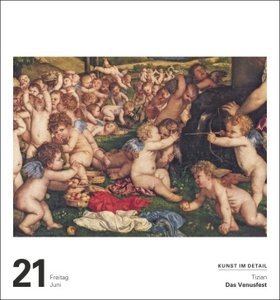 Kunst Tagesabreißkalender 2024. Kunstvoller Tageskalender 2024 zum Abreißen. Kultur-Kalender mit hochkarätigen Kunstwerken aus Galerien und Museen aller Welt