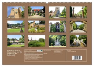 Kleines Schloss in Blankenburg und die Roseburg bei Ballenstedt (hochwertiger Premium Wandkalender 2024 DIN A2 quer), Kunstdruck in Hochglanz
