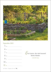 Zauberhafte Gärten Kalender 2022