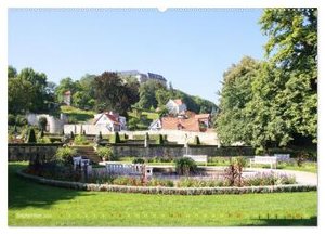 Kleines Schloss in Blankenburg und die Roseburg bei Ballenstedt (hochwertiger Premium Wandkalender 2024 DIN A2 quer), Kunstdruck in Hochglanz