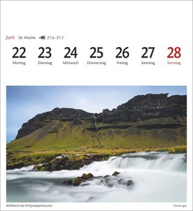 Island Sehnsuchtskalender 2026