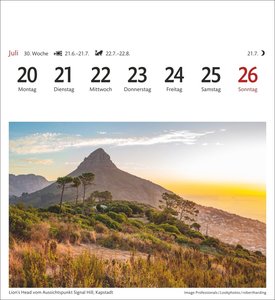 Südafrika & Namibia Sehnsuchtskalender 2026