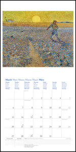 Vincent van Gogh 2023 - Wand-Kalender - Broschüren-Kalender - 30x30 - 30x60 geöffnet - Kunst-Kalender