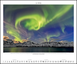 Polarlicht 2023 - Bild-Kalender - Poster-Kalender - 60x50