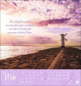 Ich wünsch dir ... Zeit zum Träumen Postkartenkalender 2022