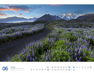 Island - Unterwegs zwischen Gletschern und Geysiren Kalender 2025