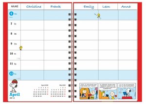 Peanuts Familienplaner-Buch A5 2026