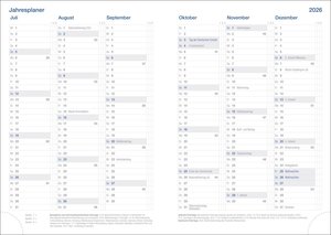 Wochen-Cheftimer A5, blau 2026