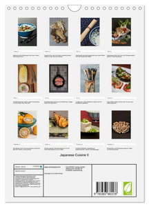 Japanese Cuisine II (Wandkalender 2024 DIN A4 hoch), CALVENDO Monatskalender