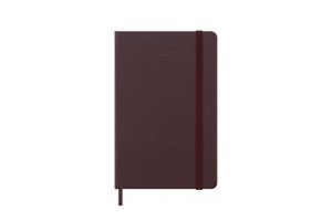 Moleskine 12 Monate Wochen Notizkalender 2024, Pocket/A6, Burgundrot