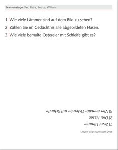 Meyers Grips-Gymnastik Tagesabreißkalender 2026