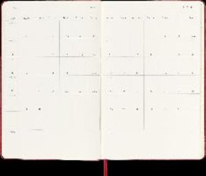 Moleskine 12 Monate Wochen Notizkalender 2024, Large/A5, Scharlachrot