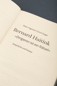 Bernard Haitink \"Dirigieren ist ein Rätsel\"