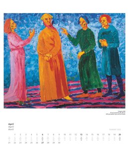 Emil Nolde 2025 – Kunstkalender – Wandkalender im Format 34,5 x 40 cm – Spiralbindung
