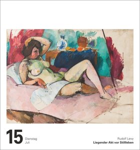 Kunst Tagesabreißkalender 2025 - Kulturkalender - Künstler, Werke, Museen