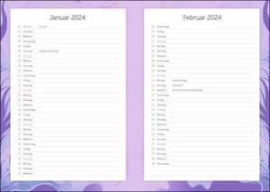 Jeremiah Ketner 17-Monats-Kalenderbuch A5 2022/2023. Illustriert von dem amerikanischen Künstler, mit viel Platz für Stundenpläne und Termine. Taschen-Kalender für SchülerInnen.