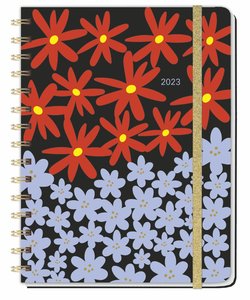 Flowers Spiral-Kalenderbuch A5 2023