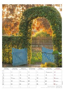 Landhaus 2025 - Bildkalender A3 (29,7x42 cm) - Country House - mit Feiertagen (DE/AT/CH) und Platz für Notizen - Wandplaner - Wandkalender