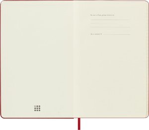 Moleskine 12 Monate Tageskalender 2024, Large/A5, Scharlachrot
