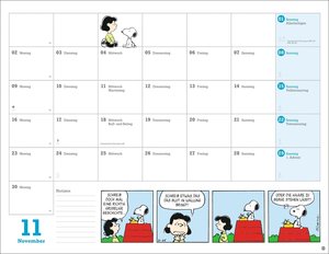 Peanuts Monatsplaner 2026