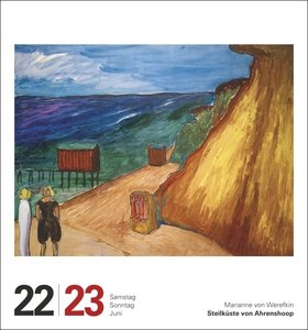 Kunst Tagesabreißkalender 2024. Kunstvoller Tageskalender 2024 zum Abreißen. Kultur-Kalender mit hochkarätigen Kunstwerken aus Galerien und Museen aller Welt