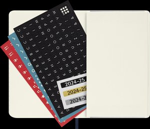 Moleskine 18 Monate Wochen Notizkalender 2024/2025, Pocket/A6