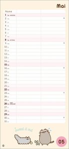 Pusheen Planer für zwei Kalender 2022
