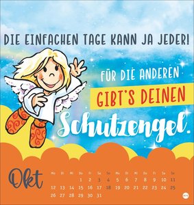 Schutzengel Postkartenkalender 2026