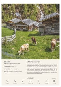 Wanderlust Wochen-Kulturkalender 2024. Fotokalender mit den schönsten Wanderwegen Deutschlands und Europas. Informativer Kalender mit Touren-Beschreibungen