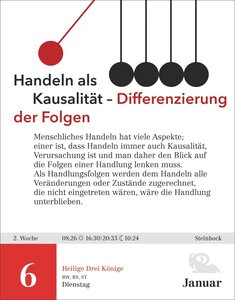 Der Philosophie-Kalender Tagesabreißkalender 2026
