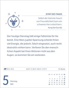 Steinbock Sternzeichenkalender 2026