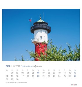 Ostfriesland Postkartenkalender 2026