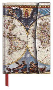 Antique Maps 2023 - Diary - Buchkalender - Taschenkalender - 10x15