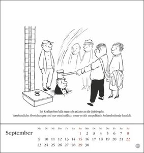 Loriot Postkartenkalender 2024. Humorvoller Kalender zum Aufstellen und Aufhängen. Kultiger Postkarten-Kalender. Kleiner Kalender mit 12 witzigen Postkarten.
