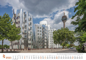 Düsseldorf 2023 Bildkalender A4 quer, spiralgebunden