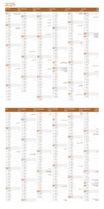 Heimische Wildtiere Kalender 2025 - 30x30