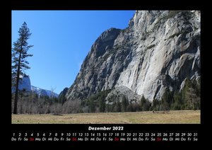 Der Yosemite Nationalpark 2022 Fotokalender DIN A3
