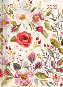 Ladytimer Flower Field 2023 - Blume - Taschenkalender A6 - Weekly - 192 Seiten - Notiz-Buch - Termin-Planer - Alpha Edition