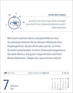 Skorpion Sternzeichenkalender 2025