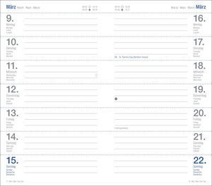 Wochen-Taschenkalender, schwarz 2026