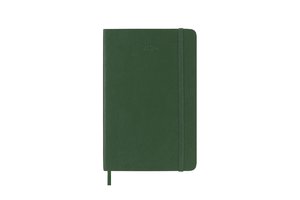 Moleskine 12 Monate Wochen Notizkalender 2024, Pocket/A6, Myrtengrün