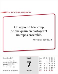 Französisch Sprachkalender 2026