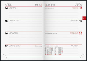 Wochenkalender Colours Modell 731, 2023, Grafik-Einband