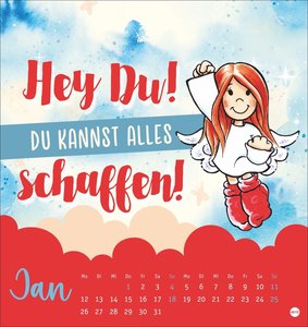 Schutzengel Postkartenkalender 2026