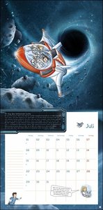 Der kleine Major Tom Broschurkalender 2024. Kinder-Kalender mit Wissen über Raumfahrt und Weltraum und Motiven aus der Kinderbuch-Serie. Wandkalender 2024 mit viel Platz für Eintragungen.
