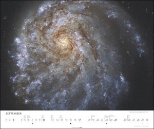 Himmel und Erde Kalender 2023. Faszinierende Weltraumfotos der modernsten Teleskope in einem Kalender im Großformat. Hochwertiger Posterkalender für Weltall-Fans.