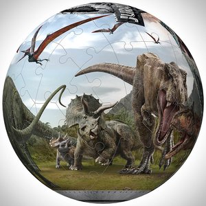 Ravensburger 3D Puzzle 11757 - Puzzle-Ball Jurassic World - Puzzle-Ball für Dinosaurier-Fans ab 6 Jahren