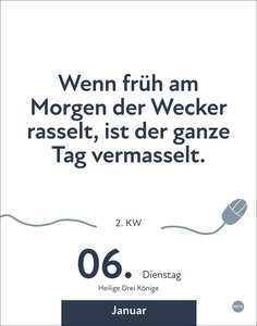 Die besten Sprüche für lange Bürotage Tagesabreißkalender 2026