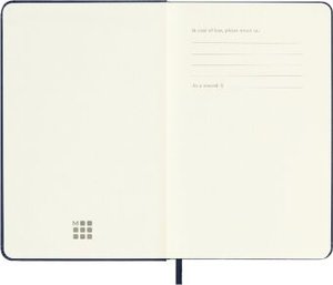 Moleskine 12 Monate Wochen Notizkalender 2024, Pocket/A6, Saphir